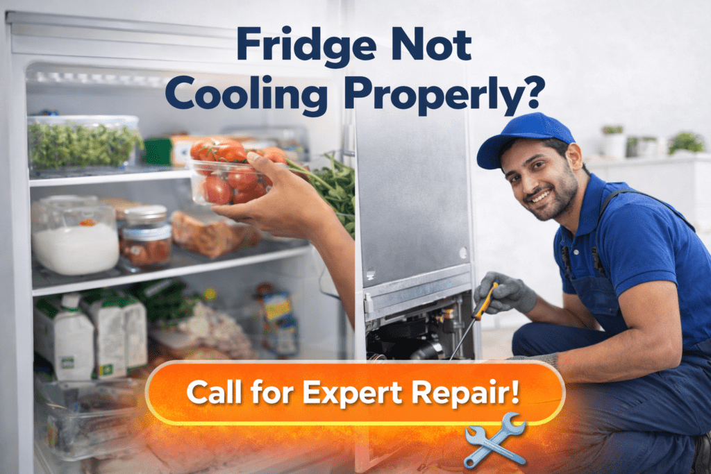 Fridge not cooling properly